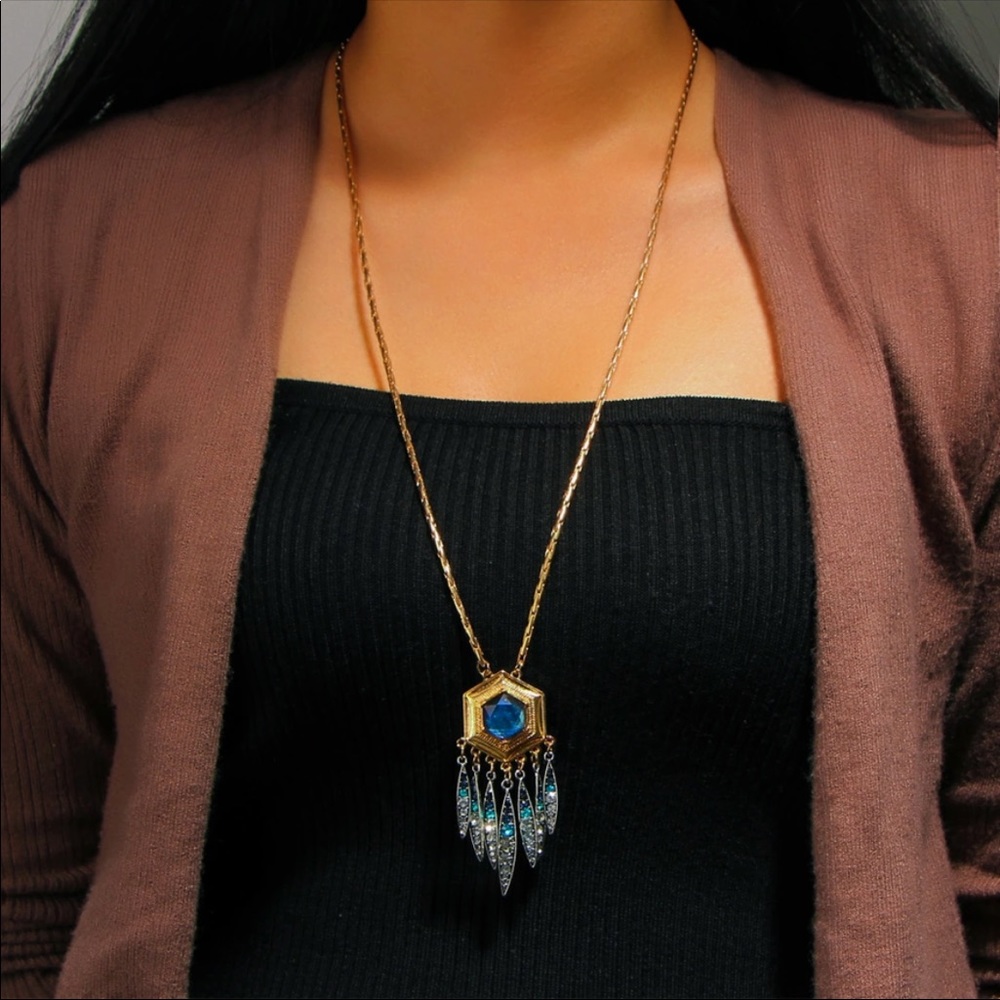 Long Tassel Boho Necklace - Picture 3 of 3